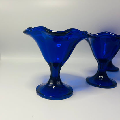 Set van zes vintage coupes - Kobalt blauw