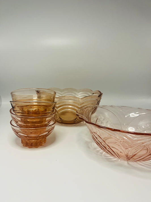 Bowls - rose glas